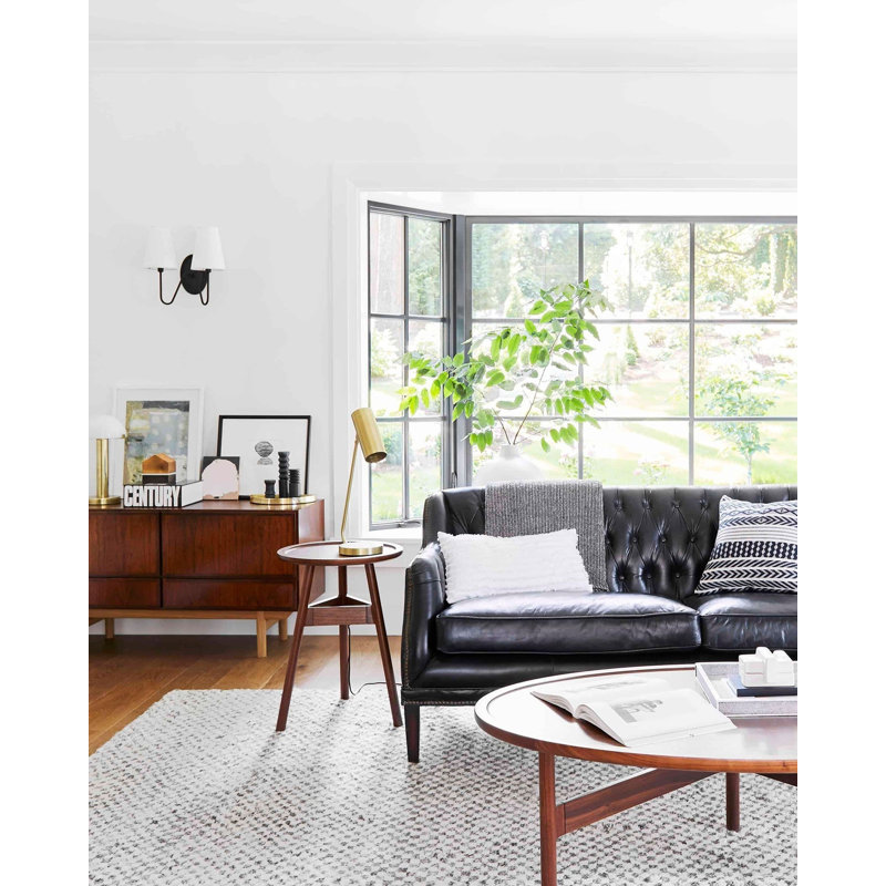 Citra Grey Hand Knotted Wool Rug, Rectangle 3' x 5'