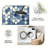 Watercolor Honeycomb Blue carpet-easy to clean, machine-washable, soft and comfortable; suitable for door mats, kitchens, living rooms, bedrooms, corridors, and laundry areas. Easy to clean, durable carpet for home decoration.-129132224
