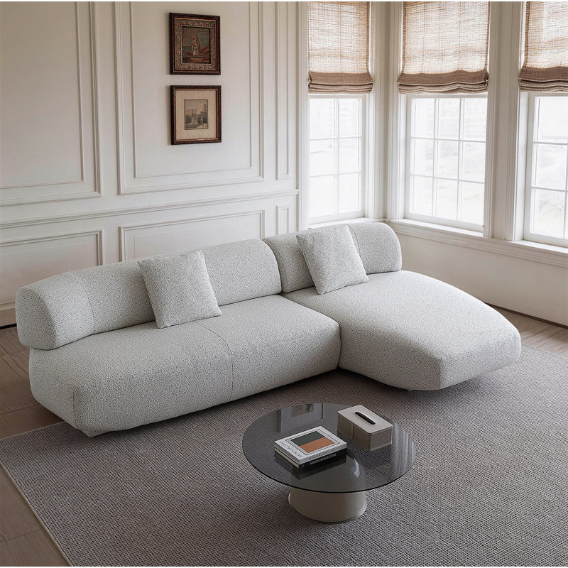 Sectional with Pillow Back,Free Assembly