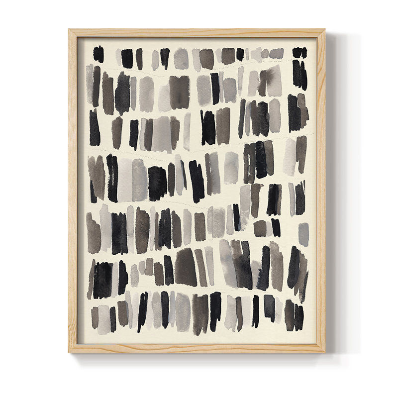 Chalk and Flint II Framed Print - Solid Wood, H 11 po x l 9 po