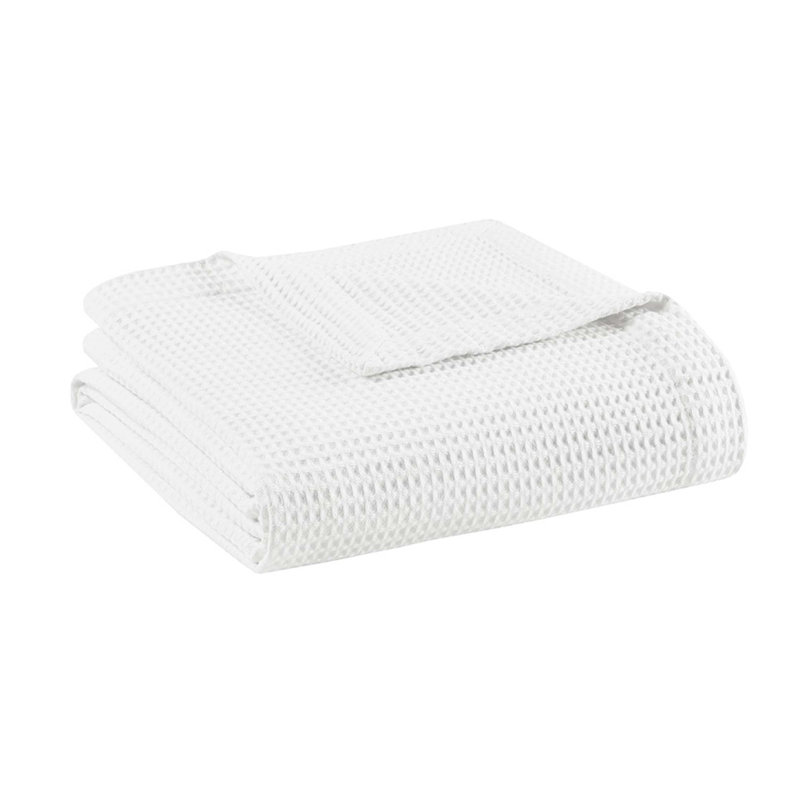 Cotton Blanket, 90" L x 90" W, White