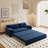 Convertible Sleeper Sofa with Side Storage-1887600778