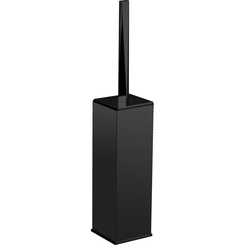 Porte-brosse mural 16,14 po, Noir