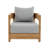Teak Sunbrella Outdoor Armchair-110441391