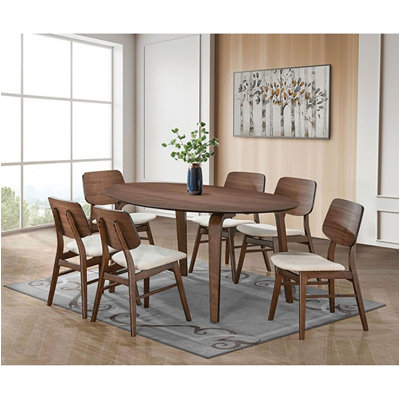 Eaveins 7-pcs Dining Table Set