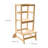 Wood Small Step Ladder-430983805