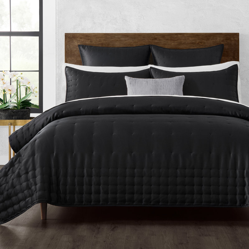 Donna Karan Home Hammered Silk Pillow Sham, King Sham