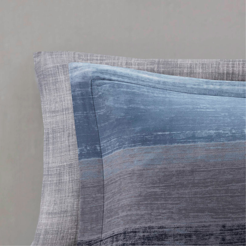 Ensemble d'édredon 9 pièces pour grand lit 9 pièces avec draps en coton, bleu marine, Marine