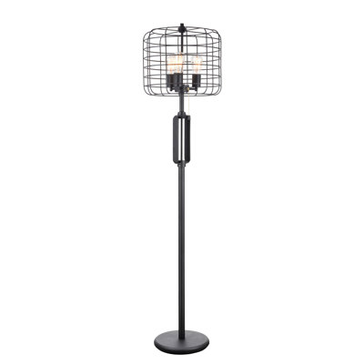 63'' Sand Black Floor Lamp