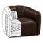 Fauteuil pivotant Monaco-2135861796