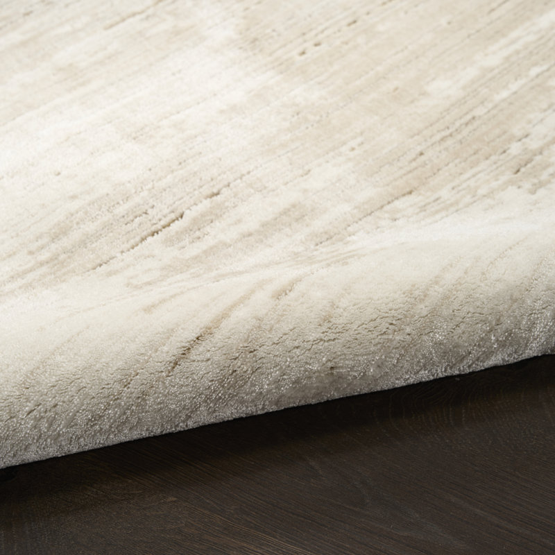 DKNY Grand Street 2'2" x 10' Ivory Taupe Modern Indoor Rug, Runner 2'2" x 10'