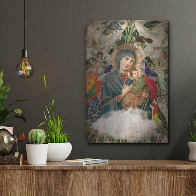 'Madonna And Child' by Elo Marc, Metal Wall Art