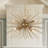 24" Gold Sputnik Chandelier 8 Lights