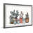 " Succulent Plants Display " by Parvez Taj Watercolor Print-1773404415