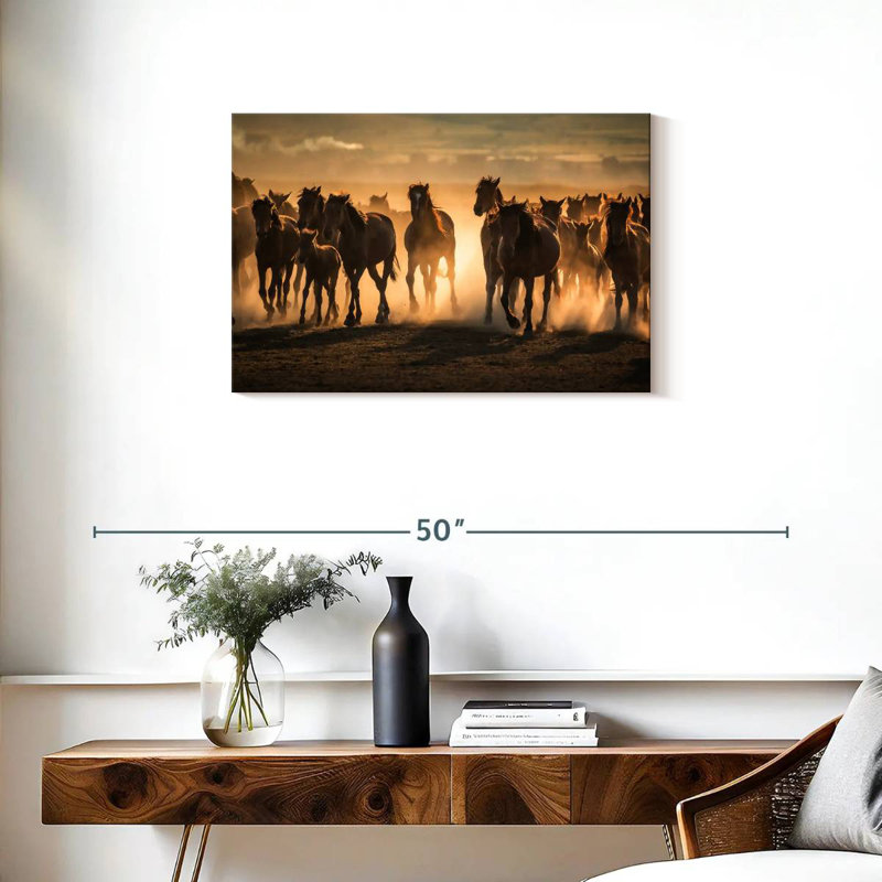 Chevaux de la Cappadoce Brampt, H 20 po x l 30 po