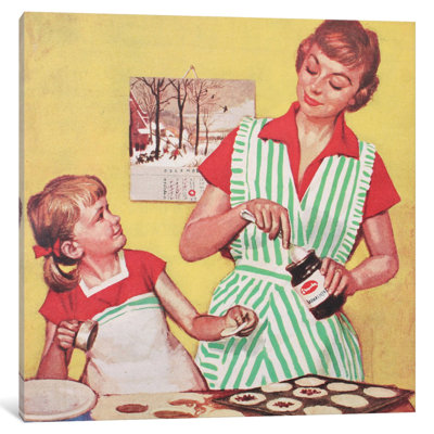 " Mother And Daughter Baking " by Hemingway Design
