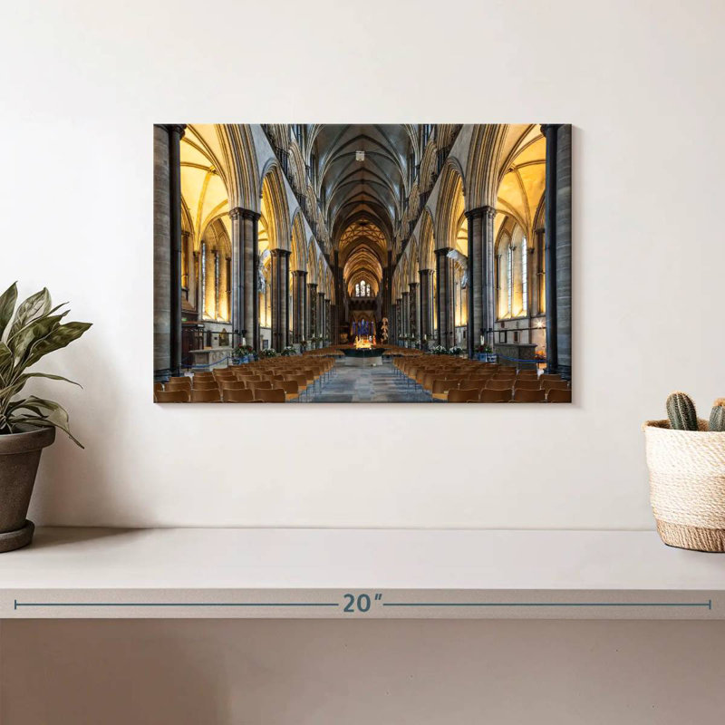 Nef Adella de la cathédrale de Salisbury, H 8 po x l 12 po