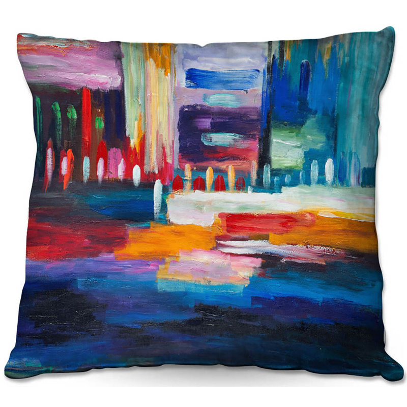 Reversible Throw Pillow, 18" x 18"