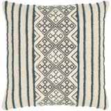 Tanya Embroidered Cotton Throw Pillow