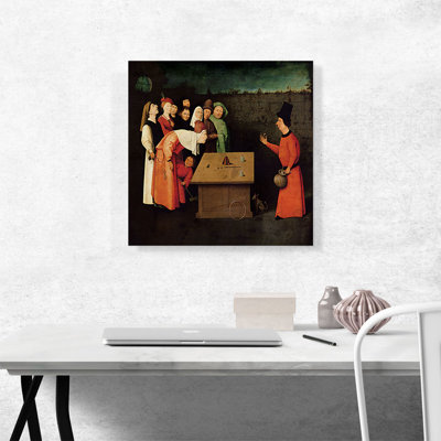 " The Conjurer 1502 " by Hieronymus Bosch Painting Print
