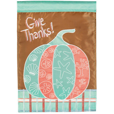 Aylar Double Sided Polyester Thanksgiving Garden Flag