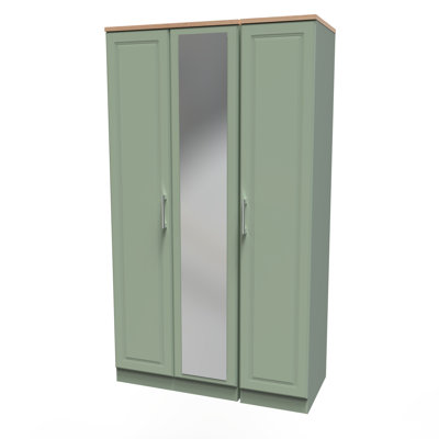 Aalysia Tall Triple Mirror Wardrobe 