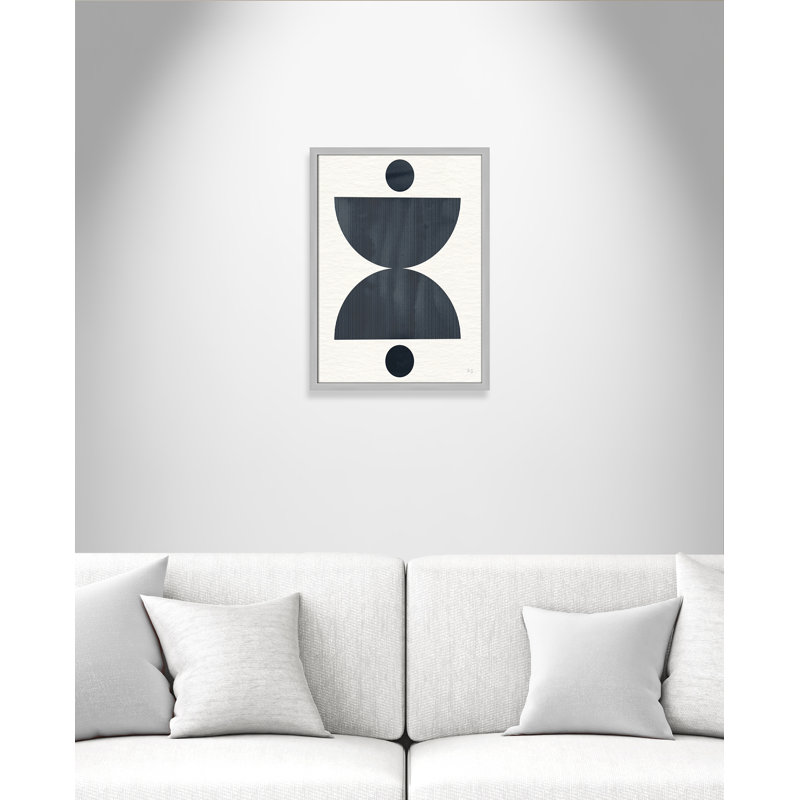 Eclipse II by Susan Jill, 23" H x 17" W x 0.75" D, Matte Silver Framed