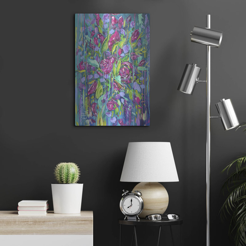 «Rain mauve» par Estelle Grengs, H 24 po x l 16 po