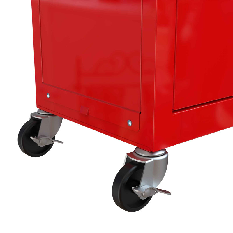 Ensemble 8 tiroirs, Rouge