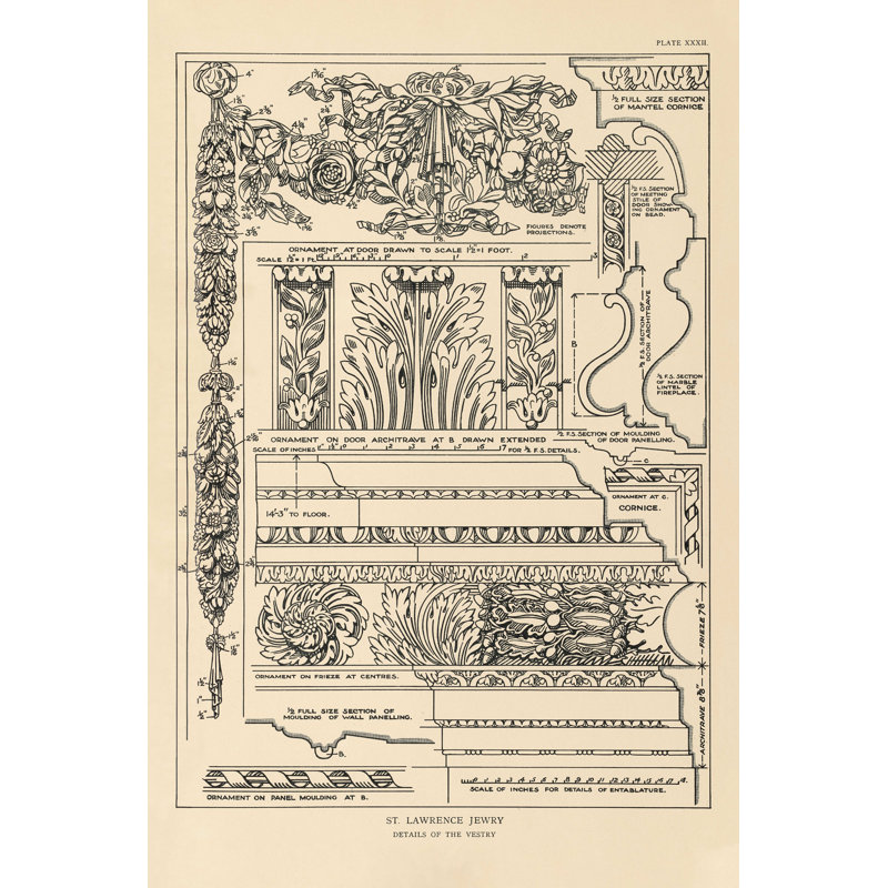 «English Renaissance XIII» par Wild Apple Portfolio - impression sur toile tendue, H 18 po x l 12 po x P 1,25 po, Non