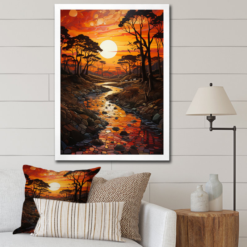 Bato Savannah Serenade africaine, Cadre photo blanc, H 20 po x l 12 po x P 1 po