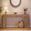 Console en bois massif de style moderne