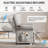 34'' Wide Modern and Upholstered Manual Adjustable Electric Recliner (Set Of 2)-293583696