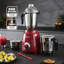 GEEPAS 600W 3-in-1 Mixer Grinder Stainless Steel Jars, Blades Perfect for Chutney, Dry & Wet Fine Grinding Mixing Shockproof Body-108571923