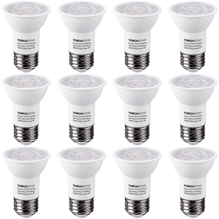 50 Watt Equivalent PAR16 E26/Medium (Standard) Dimmable 3000K LED Bulb