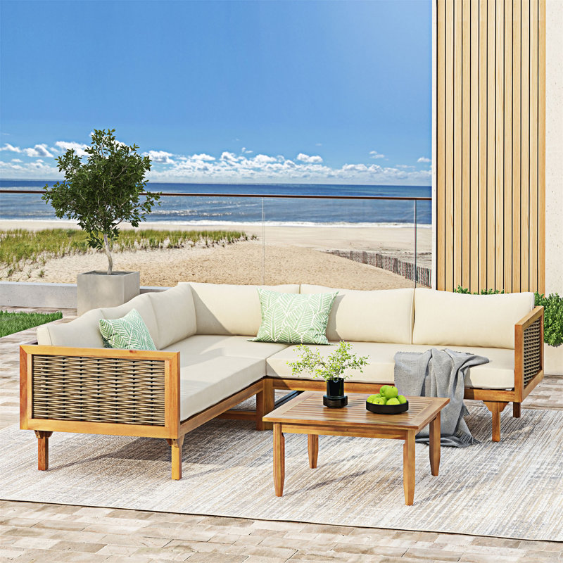 Ensemble de canapé modulaire d'extérieur