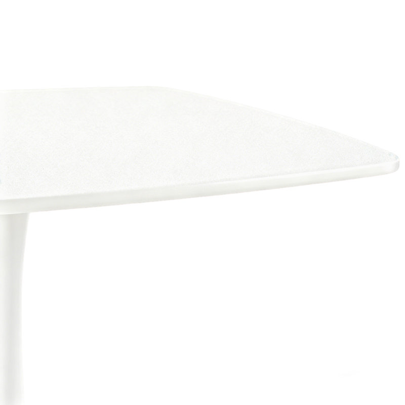 Table de salle à manger pour 4 à 6 personnes avec plateau en MDF, table de salle à manger à piédestal, table basse de loisirs