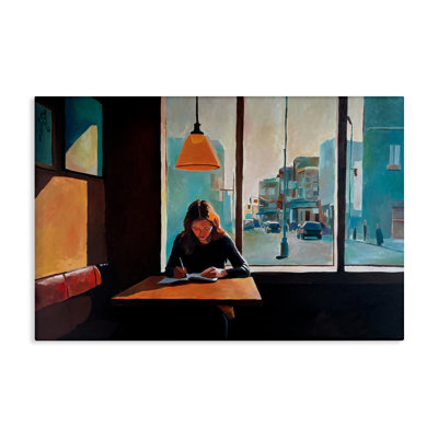 L'écriture est une fenêtre amusante vue sur toile, conception par Keith Thomson