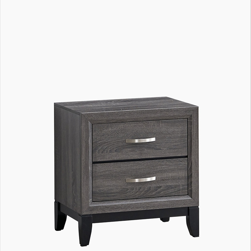 Table de chevet, gris, Gris