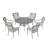 7 Piece Outdoor Patio Dining Set-2090166472