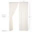 Paire de rideaux transparents avec passe-tringle Francoise