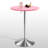 Ojavi Bistro Pub Table Round Adjustable Height Bar Cocktail Table Dining Table with Chrome Base-107125751