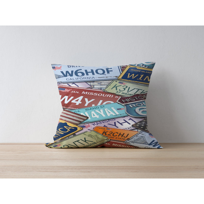 Housse de coussin décorative, 50% polyester / 50% coton, 16,9 po x 16,9 po | Impression numérique, lavable à la machine à 86 ° F | Parfait pour la décoration intérieure, le salon et la chambre à coucher, tissu doux et durable