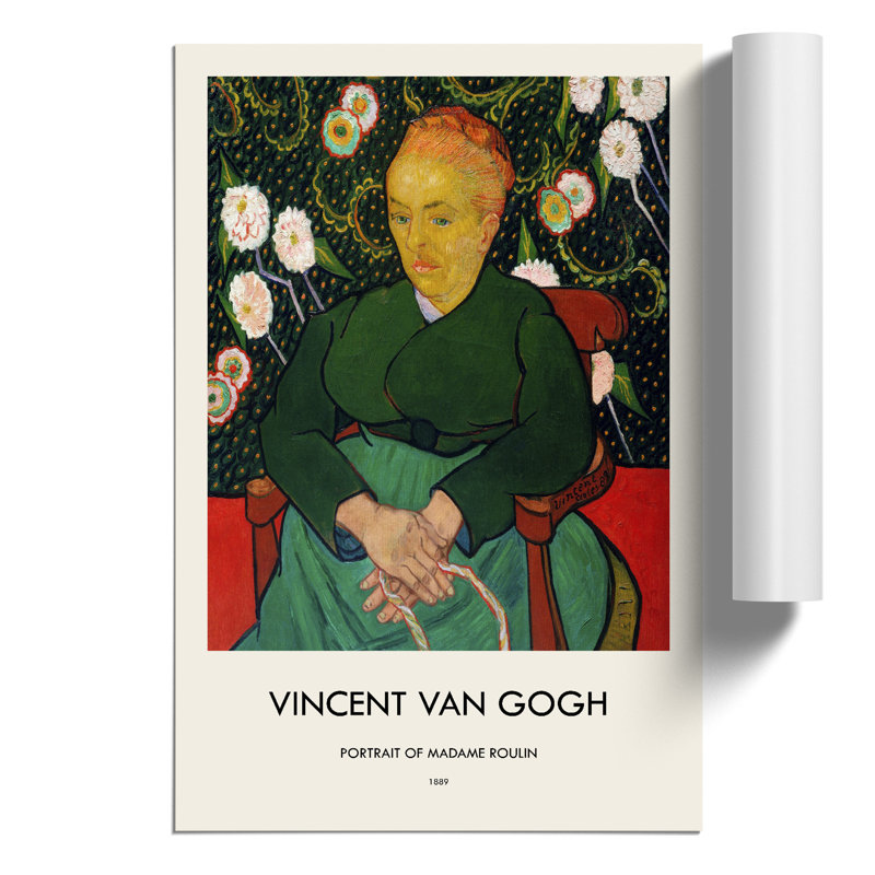 The Berceuse Print by Vincent van Gogh - Frameless Print, 59cm H x 42cm W x 0.1cm D