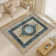 Serenity Large Area Rug With Non-Slip PVC Backing Oriental Style 200x300cm Carpet For Living Room, Bedroom, Lounge, Or Dining Room