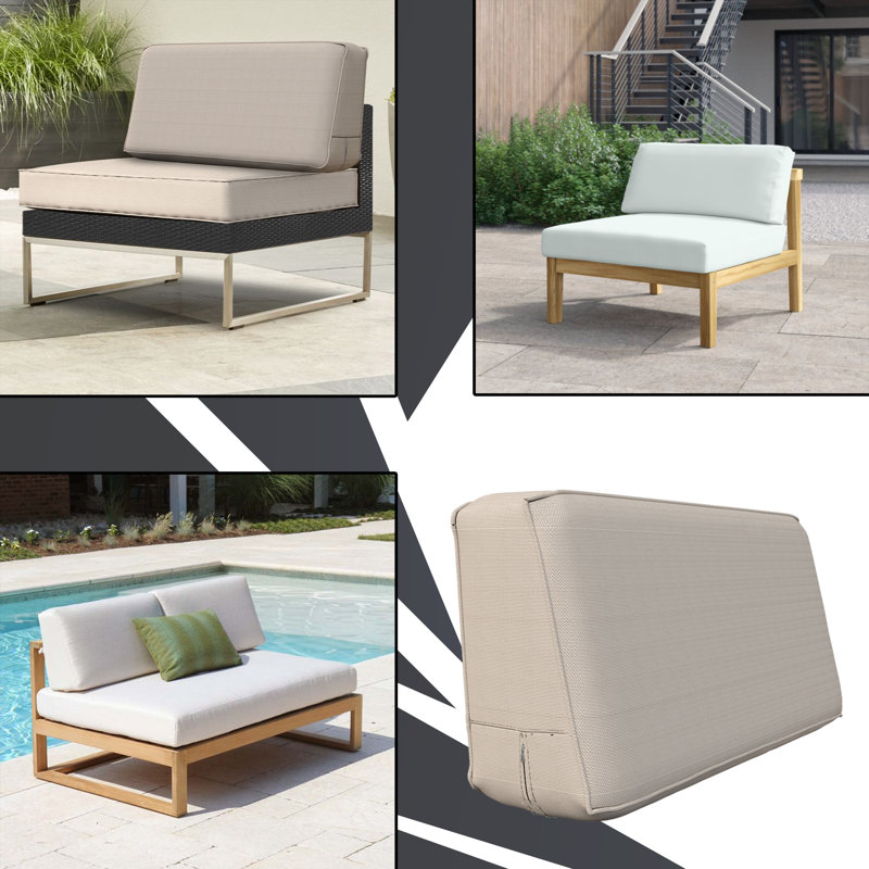 Outdoor Cushion Cover, 42", Beige