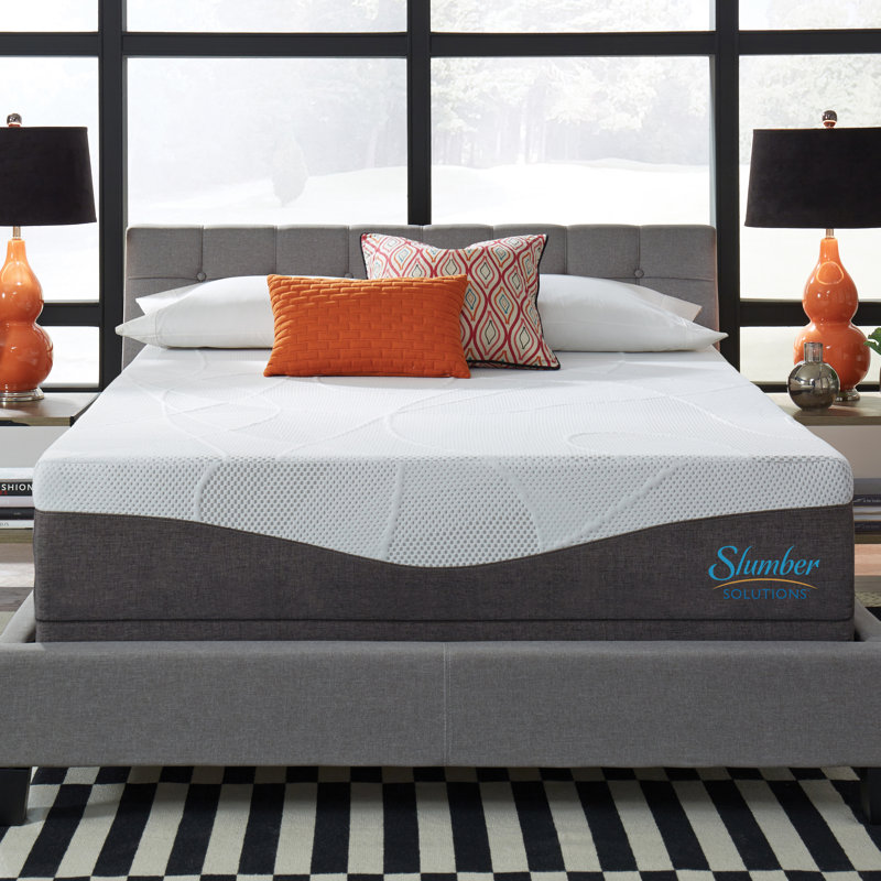 Ensemble de matelas en mousse viscoélastique imprégnée de gel Slumber Solutions Renew, Simple, 12"