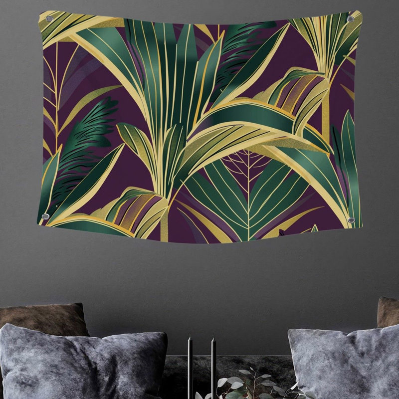 Trendy Floral Plush Microfiber Fabric, 88" H x 104" W