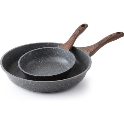 SENSARTE 2-Piece Nonstick Fry Pan Set,8+12.5 Inch