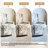 Upholstered Classic Wing Back Manual Handle Swivel Rock Glider Recliner with Naihead Trims-751698184